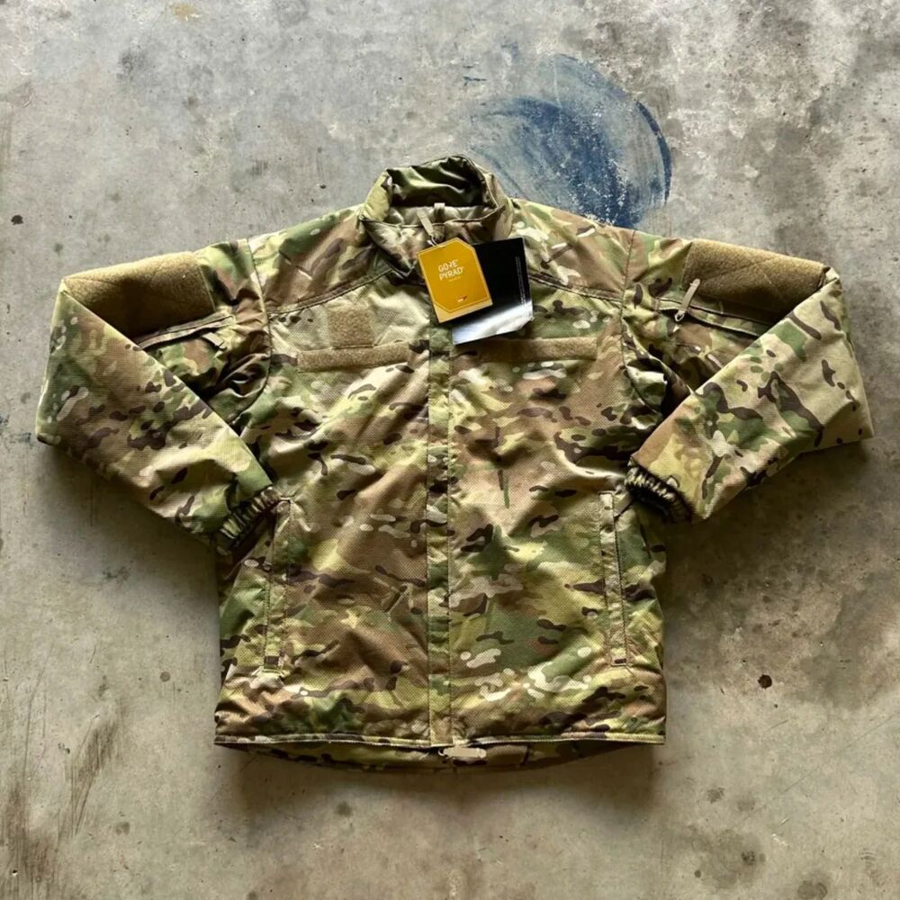 Wild Things FR Gore Pyrad Camo Military Jacket Size Small NWT